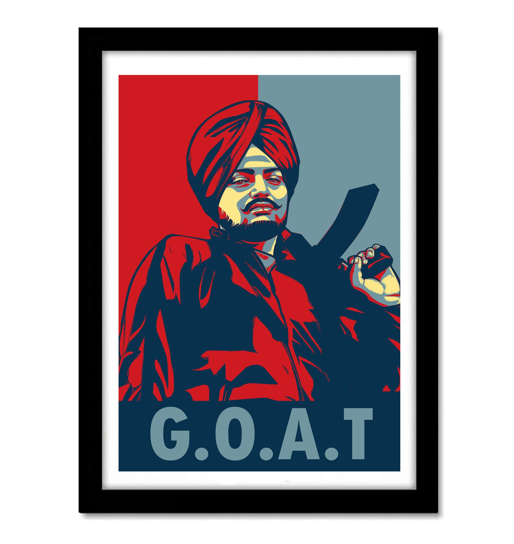 GRAY WALL Good Hope - Punjabi Singers Sidhu Moosewala 2Pop Poster